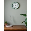 Mey İthalat® 36 Cm Yeşil Modern Dekoratif Duvar Saati