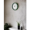 Mey İthalat® 36 Cm Yeşil Sade Dekoratif Duvar Saati