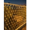 Mey İthalat® 3x3 Metre Ağ LED ile Bahçenize Sıcak ve Şık Aydınlatma