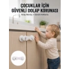 Mey İthalat® 4 Adet Dolap ve Çekmece Emniyet Kilidi Çift Taraflı Bantlı Güvenli Tasarım Yeni Nesil