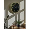 Mey İthalat® 40 Cm Metal Eskitme Klasik Duvar Saati
