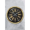 Mey İthalat® 40 cm Metal Gold Roma Rakamlı Duvar Saati
