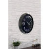 Mey İthalat® 40 cm Siyah Metal Modern Duvar Saati