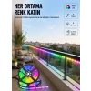 Mey İthalat® 5 Metre Kumandalı RGB Şerit LED Aydınlatma
