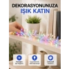 Mey İthalat® 50’li LED Şeffaf Kablolu 5 m Aydınlatma Işık Süsleme Led
