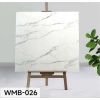 Mey İthalat® 6 Adet Yapışkanlı Beyaz Mermer Desenli Sticker 30x30 cm