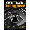 Mey İthalat® 60W Araç İçi Hızlı Şarj Adaptörü Çift USB-C PD ve USB-A QC3.0