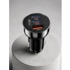 Mey İthalat® 60W Araç İçi Hızlı Şarj Adaptörü Çift USB-C PD ve USB-A QC3.0