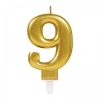 Mey İthalat® 9 Rakam Mum Gold Renk