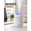 Mey İthalat® ABS Gövdeli 300ml USB Nemlendirici – Beyaz, Gri, Pembe Renk