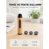 Mey İthalat® Ahşap Görünümlü Mini Küllük Taşınabilir Kompakt Tasarım 3 Farklı Uç Seçeneği