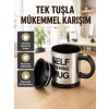 Mey İthalat® Akıllı Kendi Kendini Karıştıran Termal Kupa – Paslanmaz Çelik