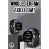 Mey İthalat® Akıllı Saat Bluetooth Bağlantılı Amoled Ekran Uyku ve Sağlık Takibi Yeni Nesil