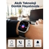 Mey İthalat® Akıllı Saat Kol Saati Android ve İOS Uyumlu Nabız Ölçer Sesli Asistan