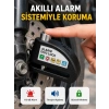 Mey İthalat® Alarm Sensörlü Disk Kilidi Motosiklet Scooter Bisiklet Güvenlik Yeni Nesil