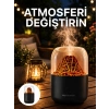 Mey İthalat® Alev Efektli Ultrasonik Difüzör – Sessiz Çalışma Yeni Nesil