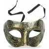 Mey İthalat® Altın Eskitme Yüz Maskesi - Antik Tarz Balo Maskesi