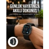 Mey İthalat® AMOLED Akıllı Saat Bluetooth Arama Su Geçirmez Yeni Nesil