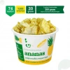 Mey İthalat® Ananas Atıştırmalık Meyve Cipsi 20gr