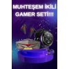 Mey İthalat® ANC Özellikli Bluetooth Kulaklık ve Amoled Ekran Akıllı Saat Uyku ve Sağlık Takibi Nabız Ölçer