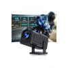 Mey İthalat® Android Projeksiyon Siyah Taşınabilir Sinema Projektörü 4k 1080p Ev Sineması Bluetooth