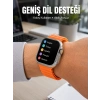 Mey İthalat® Android ve İOS Uyumlu Uyku ve Sağlık Takibi Yapabilen 3 Kordonlu Akıllı Saat