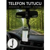 Mey İthalat® Araç İçi Dikiz Aynası Telefon Tutucu 360° Dönebilen Katlanabilir