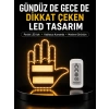 Mey İthalat® Araç İçin Eğlenceli LED El İşareti Işığı