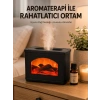 Mey İthalat® Aromaterapi Uyumlu Ultrasonik Oda Nemlendirici Ayarlanabilir Sis Çıkışlı