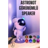 Mey İthalat® Astronot Bluetooth Hoparlör Gökyüzü Projektör Gece Lambası