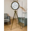 Mey İthalat® Aura Gold Tripod Ayaklı Dekoratif Saat