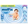 Mey İthalat® Bebek Bezi Fırsat Paketi 5+ Beden 13-20 Kg 44 Adet