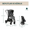 Mey İthalat®   Bellagio Bebek Arabası Black Satin