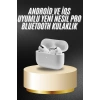 Mey İthalat® Beyaz Android ve İOS Uyumlu Yüksek Performanslı Uzun Pil Ömrü