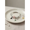 Mey İthalat® Beyaz Çiçek Charmlı Bileklik