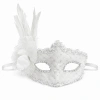 Mey İthalat® Beyaz Tüylü Venedik Lüks Balo Maskesi