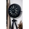 Mey İthalat® Black Aura Tripod Ayaklı Saat