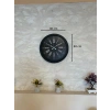 Mey İthalat® Black Noble 40 Cm Metal Modern Duvar Saati
