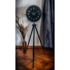Mey İthalat® Black Prime Gold Rakamlı Tripod Ayaklı Saat