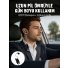 Mey İthalat® Bluetooth 5.2 Klipsli Kablosuz Kulaklık – Dijital Ekran & Titreşimli Uyarı Yeni Nesil