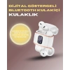Mey İthalat® Bluetooth 5.3 Kulaklık – 4 Adet, Çift Kulaklıklı, Dijital Göstergeli, ANC + ENC