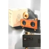 Mey İthalat® Bluetooth Hoparlör Ahşap Klasik Retro Gramofon Bluetooth Müzik Kutusu