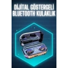 Mey İthalat® Bluetooth Kulaklık Android ve İOS Uyumlu ANC Özellikli Dijital Şarj Göstergeli