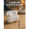 Mey İthalat® Bluetooth Kulaklık Kulak İçi Silikonlu Stereo Yüksek Ses Kaliteli Dokunmatik