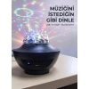 Mey İthalat® Bluetooth Müzikli Disko Işığı RGB Parti Projektörü Dahili Hoparlör USB Micro SD Destekli
