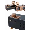 Mey İthalat® Bluetooth Nostalji Speaker Radyo Gramofon Ahşap Renk Vintage Yeni Nesil