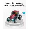 Mey İthalat® Bluetooth Nostaljik Traktör Hoparlör LED Işıklı 12W Güçlü Ses