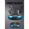 Mey İthalat® Bluetooth Oyuncu Kulaklığı Led Işıklı Kablosuz ANC Özelliği