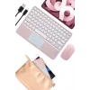 Mey İthalat® Bluetooth Touchpad Klavye Ultra İnce Taşınabilir Q Klavye Yeni Nesil