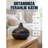 Mey İthalat® BN01 Uçucu Yağ Uyumlu Renkli LED Işıklı Nemlendirici